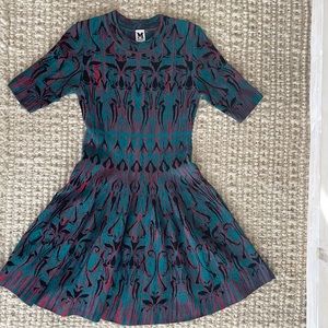 Women’s Missoni Knit Dress, Beautiful Multicolored Pattern, Perfect Condition